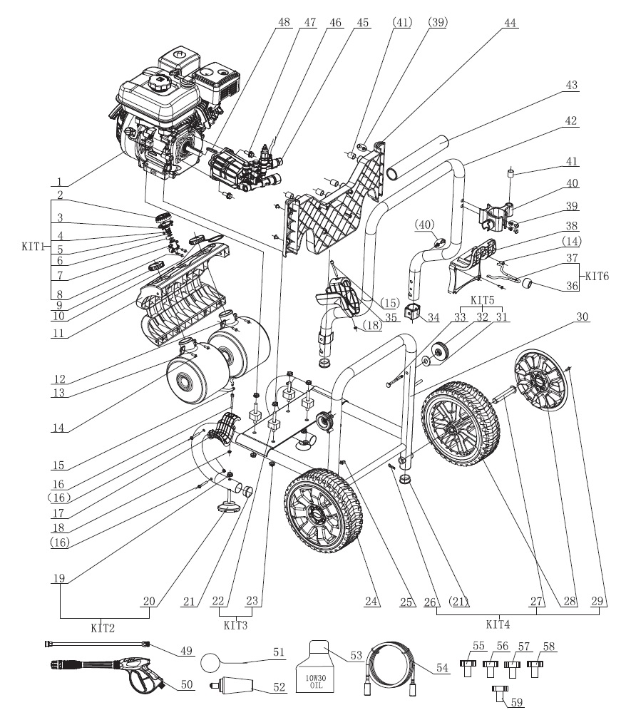 FPWG3100H BREAKDOWN